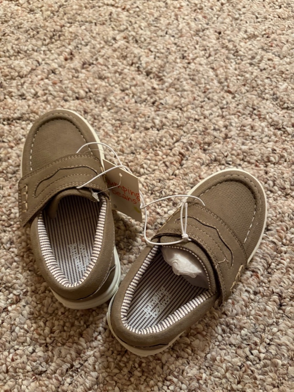 jumping beans Tan Slip-On Kids Size 9